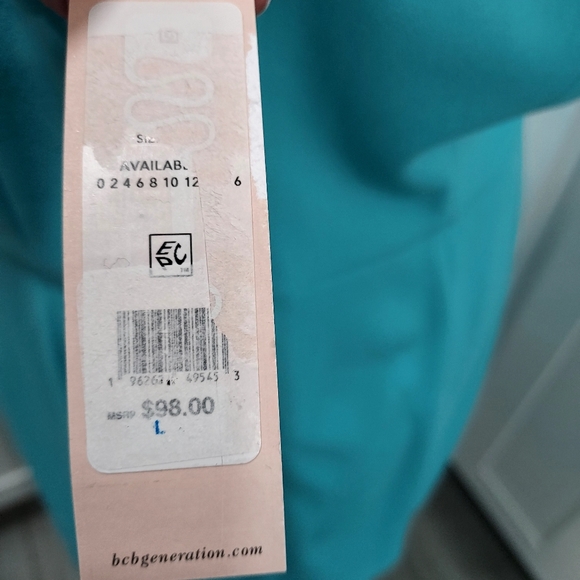 Beautiful Aqua Blue Sleeveless Dress - Picture 2 of 6